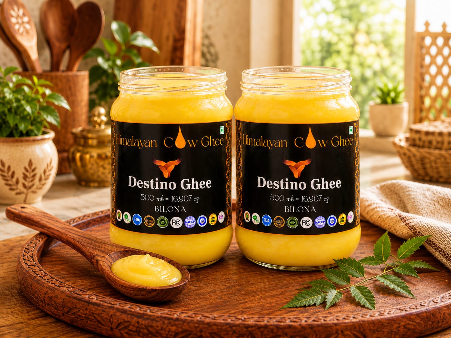 Himalayan A2 Cow Ghee (Bilona) 1 Litre