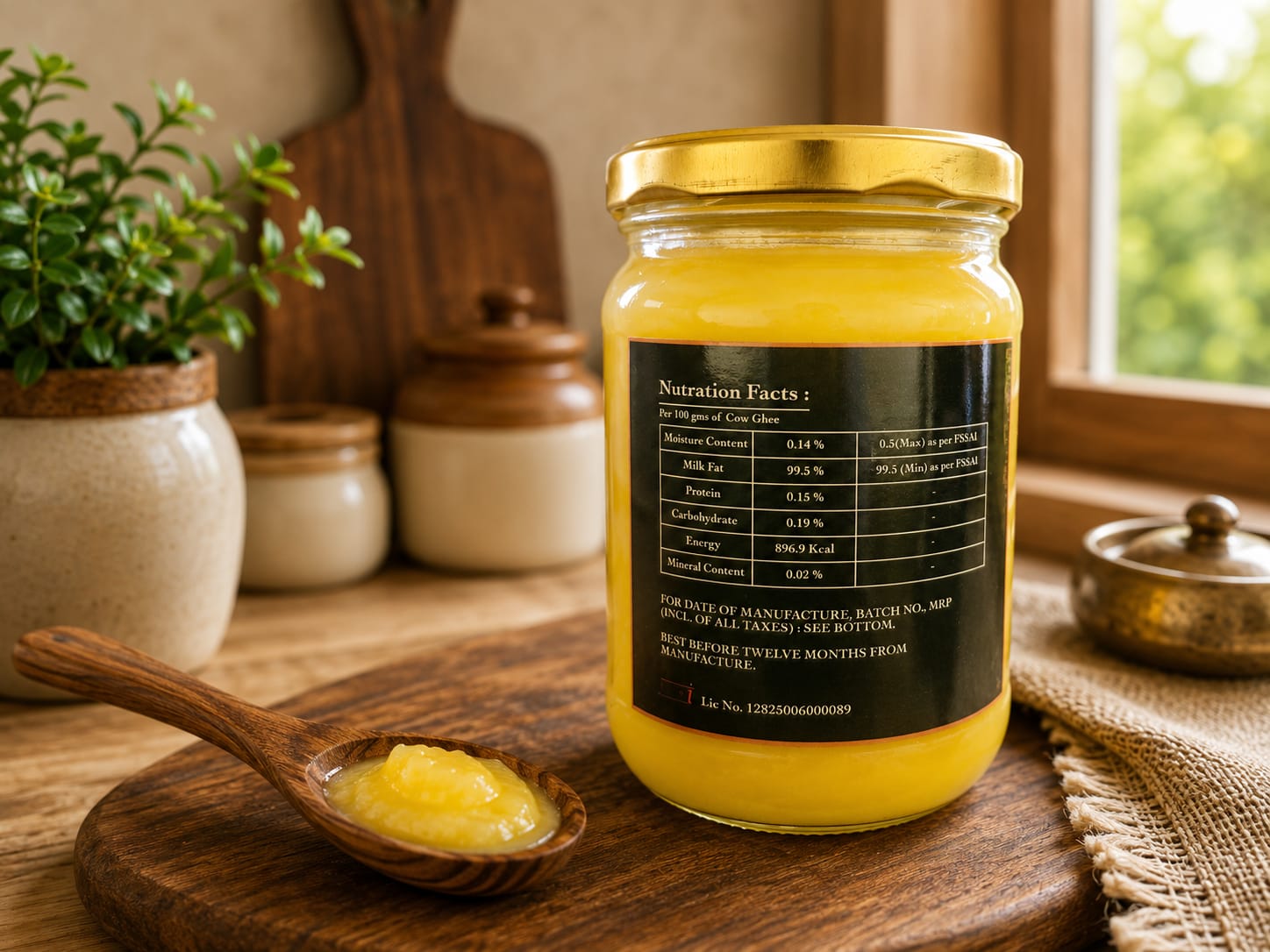 Himalayan A2 Cow Ghee (Bilona) 1 Litre - Image 3